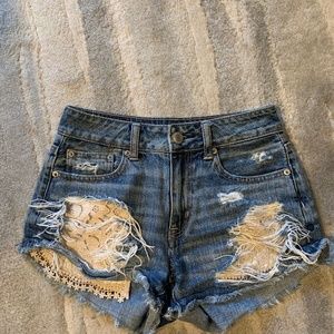 American Eagle Hi- Rise Festival Shorts- Size 00